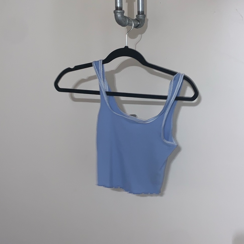Baby blue top